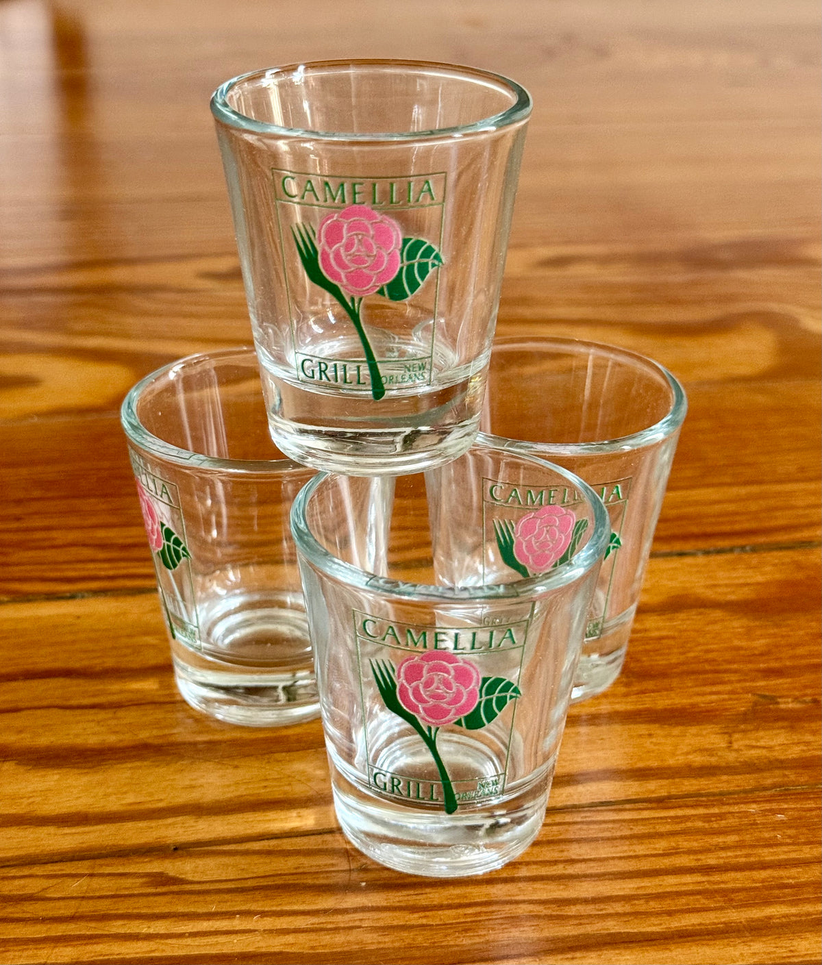 NEW - Classic SHOT GLASSES - SET of 4!
